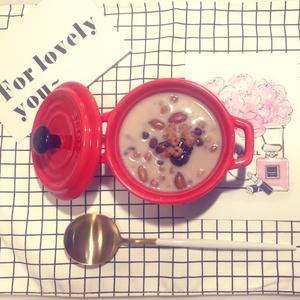 红枣花生红豆薏仁牛奶粥的做法 步骤1