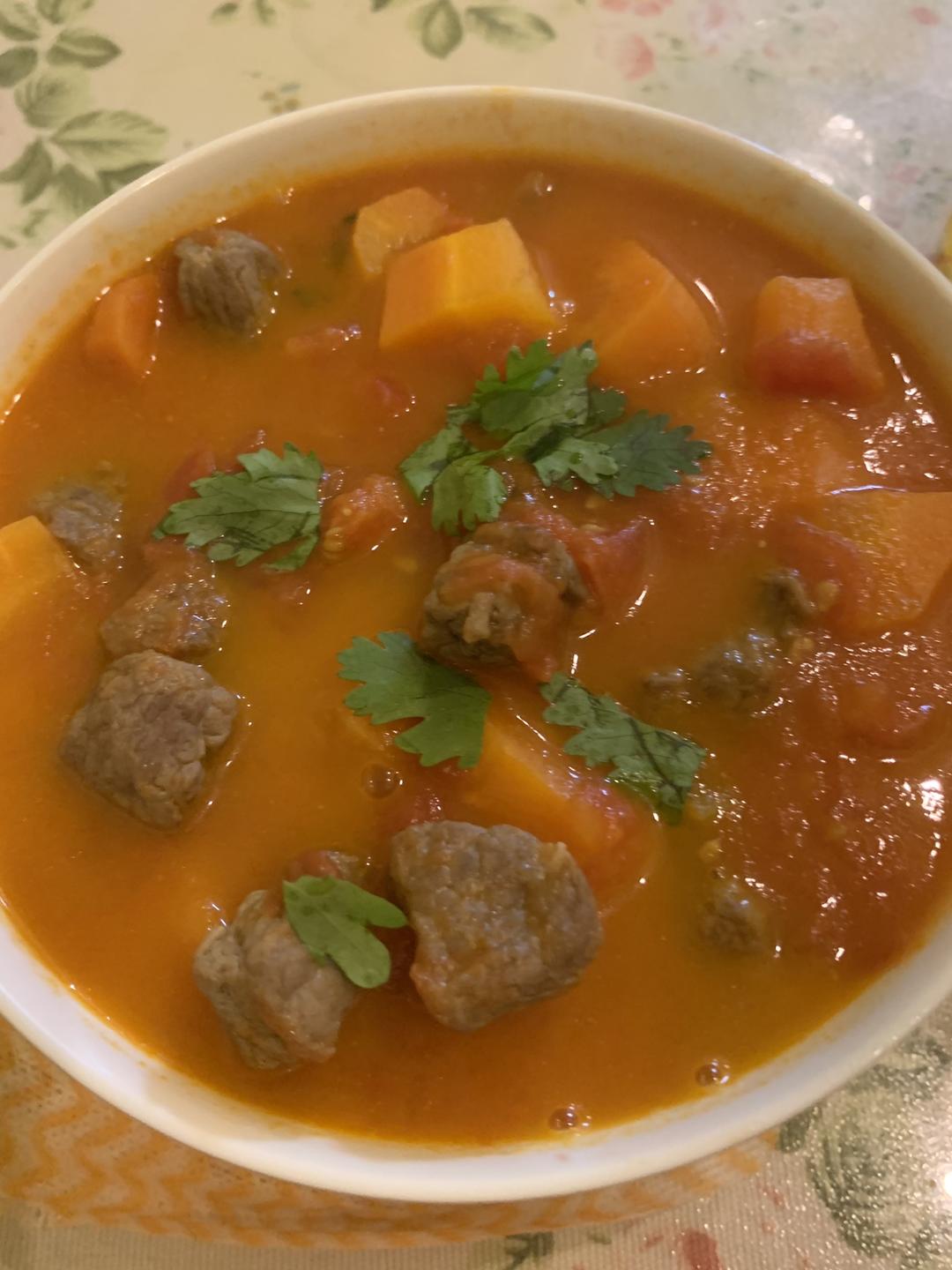 牛肉柿子的做法