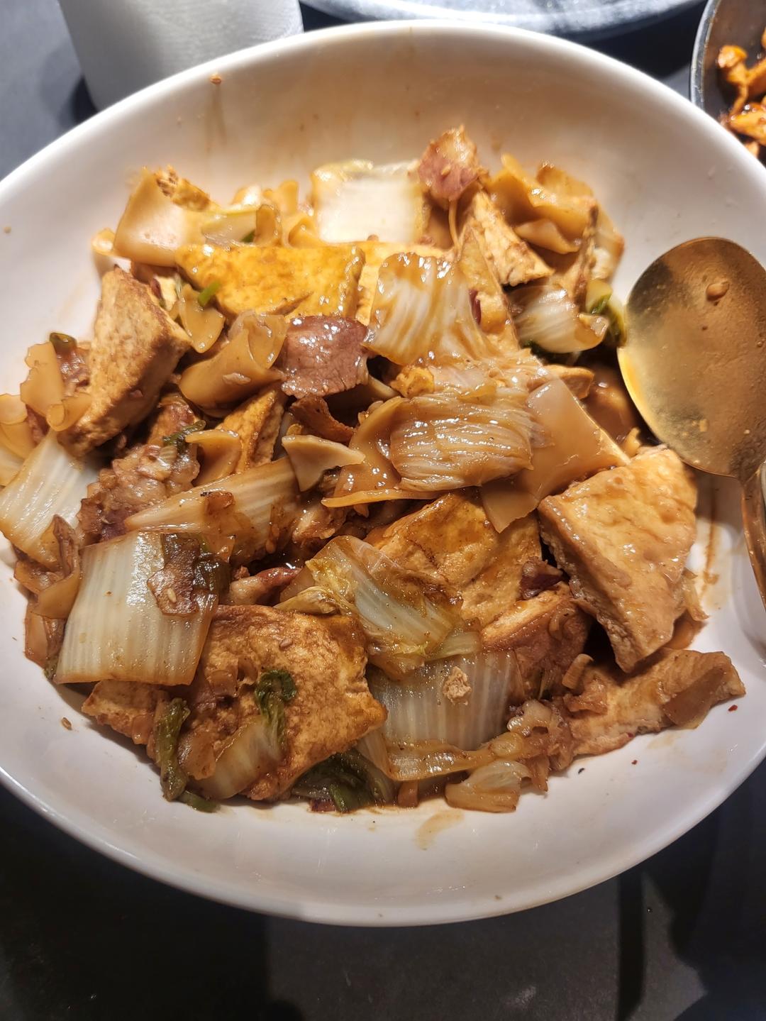 冬季最爱的家常菜！大白菜炖大豆腐或干豆腐