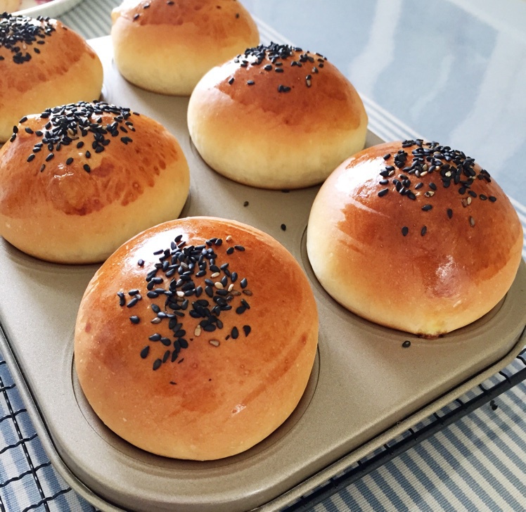 文子大侠做的日式豆沙面包