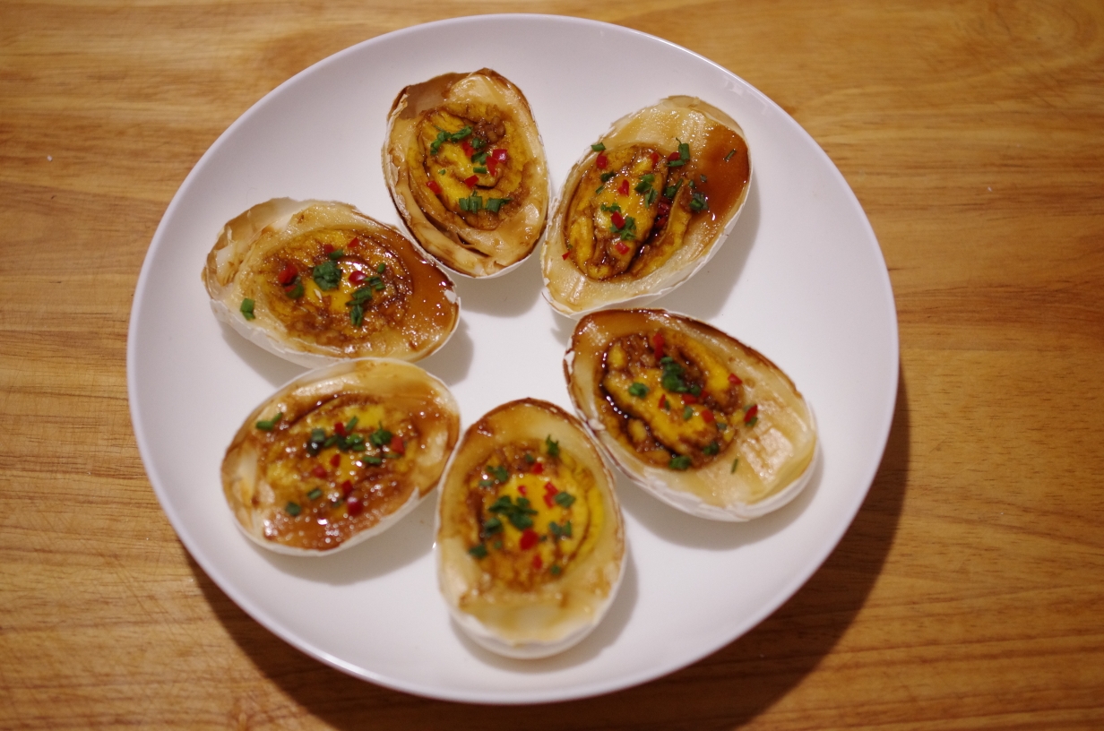 端午节——照烧酱烤鹅蛋的做法