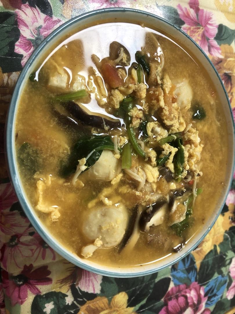 巨开胃巨好喝，10分钟搞定番茄酸辣汤冬季必喝。