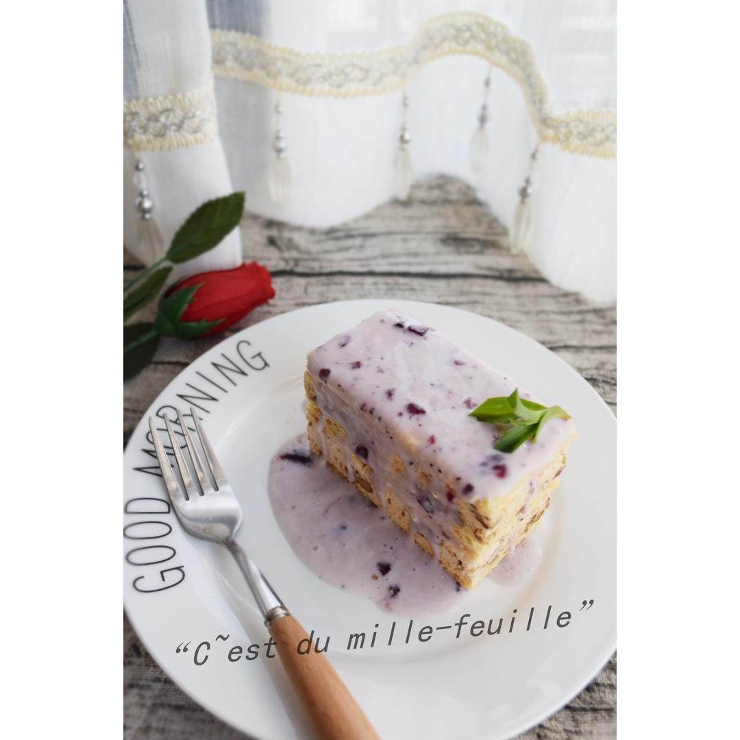 【君之】拿破仑酥（含千层酥皮、蛋糕片、奶油霜详细做法）