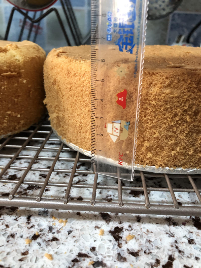 8寸戚风蛋糕（改良君之配方）#皮黑森林#