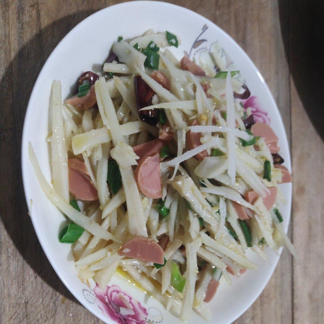 家常凉菜--炝拌藕片