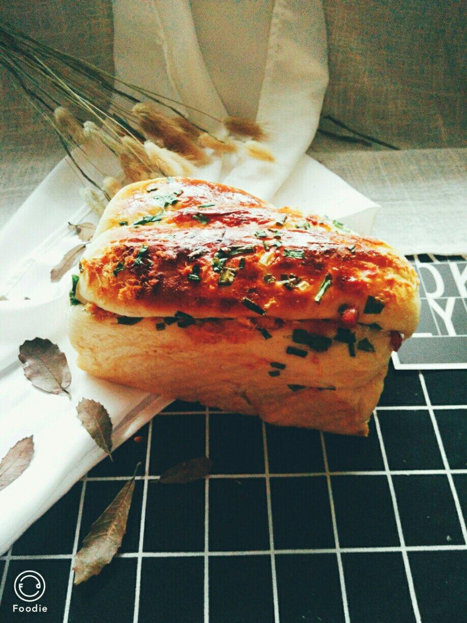 香葱肉松手撕吐司