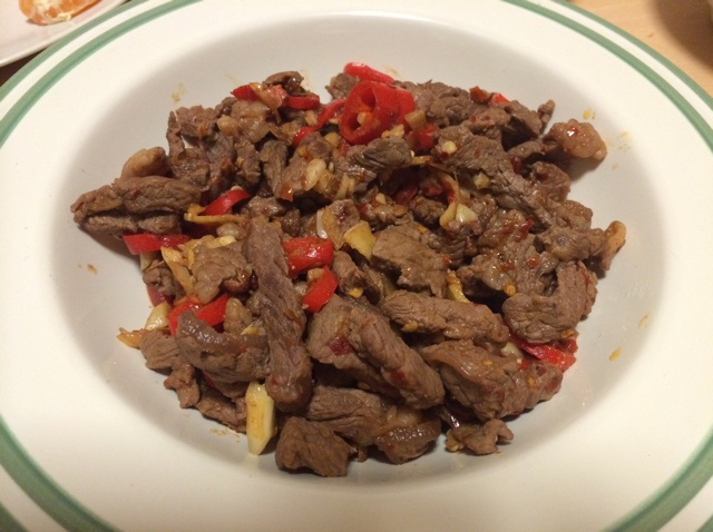 小炒牛肉