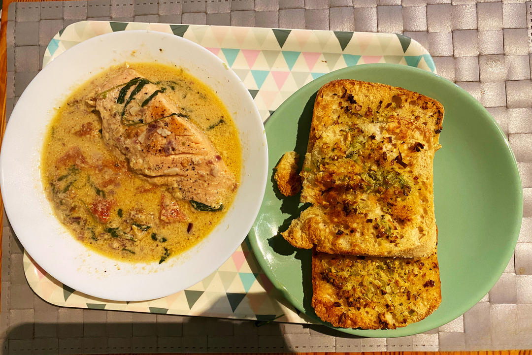 ［三文鱼创新吃法］托斯卡纳三文鱼 Tuscan Salmon