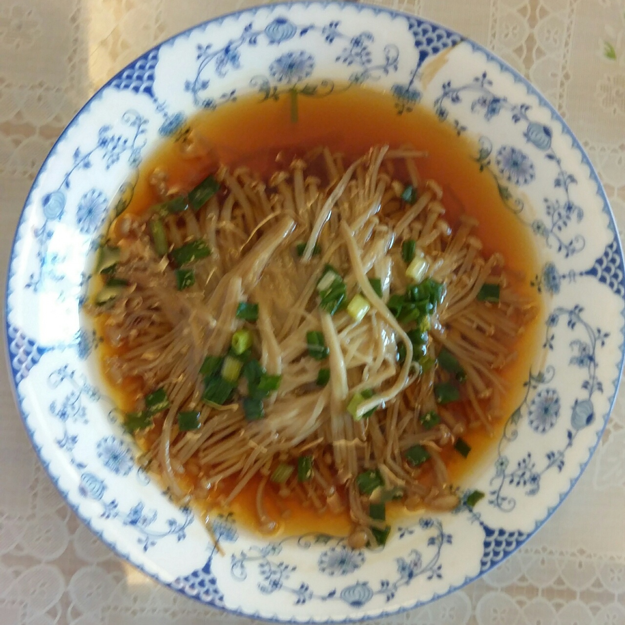 油泼金针菇