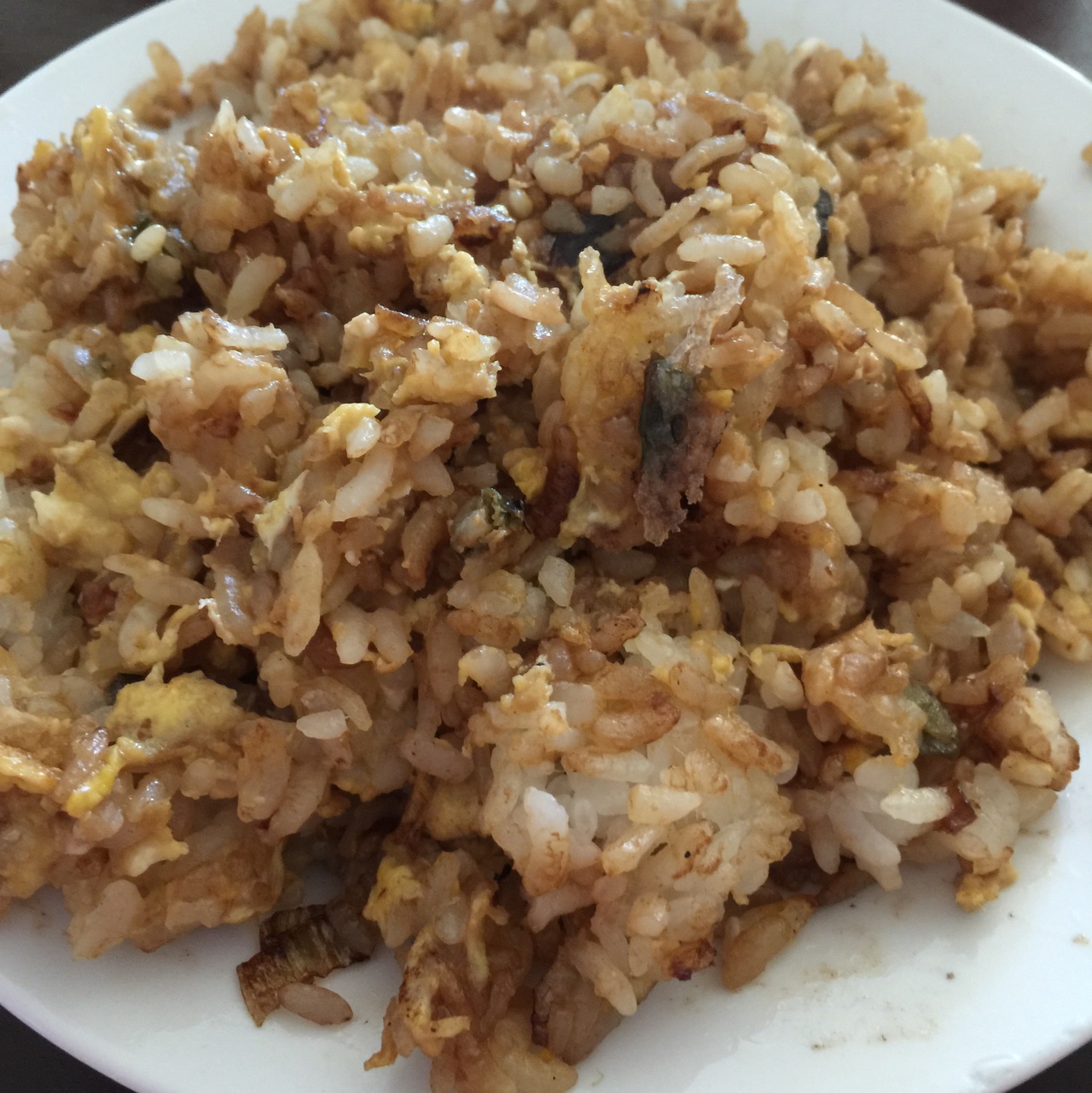 据说是 正宗酱油炒饭