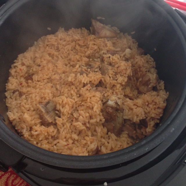 喷香排骨焖饭（爆好吃）