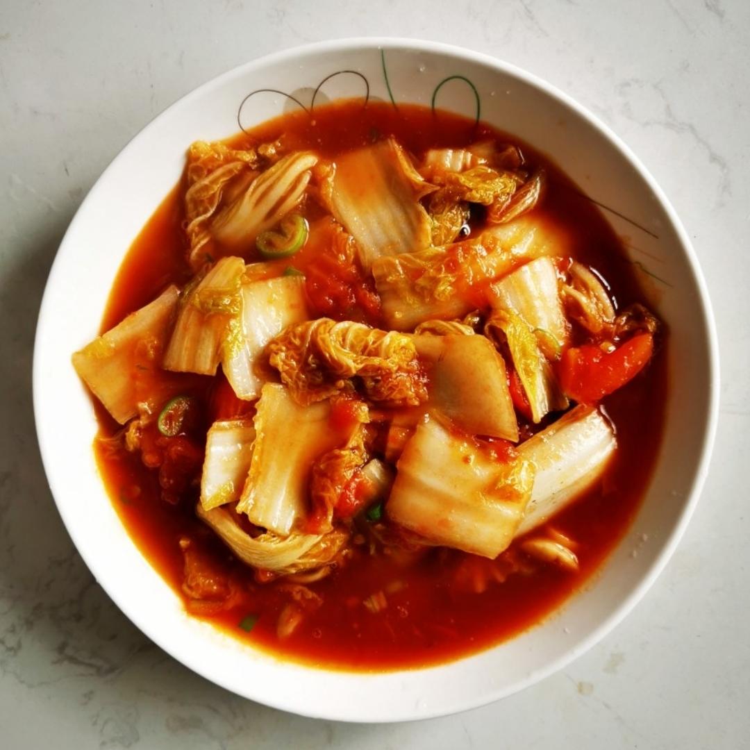 西红柿炒白菜
