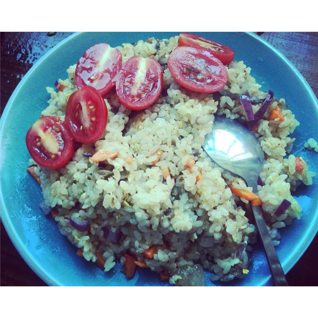 超浓芝士香肠炒饭