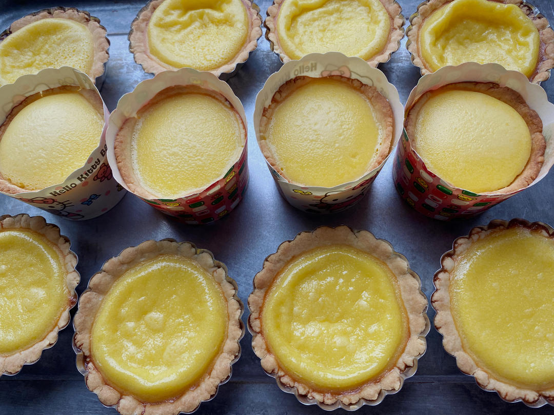 烘培笔记｜中式点心师傅教的传统广式蛋挞