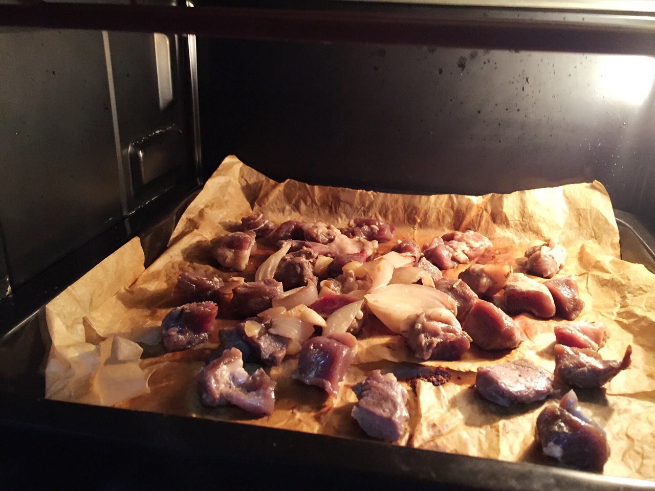 烤羊肉（家庭32升烤箱版）的做法