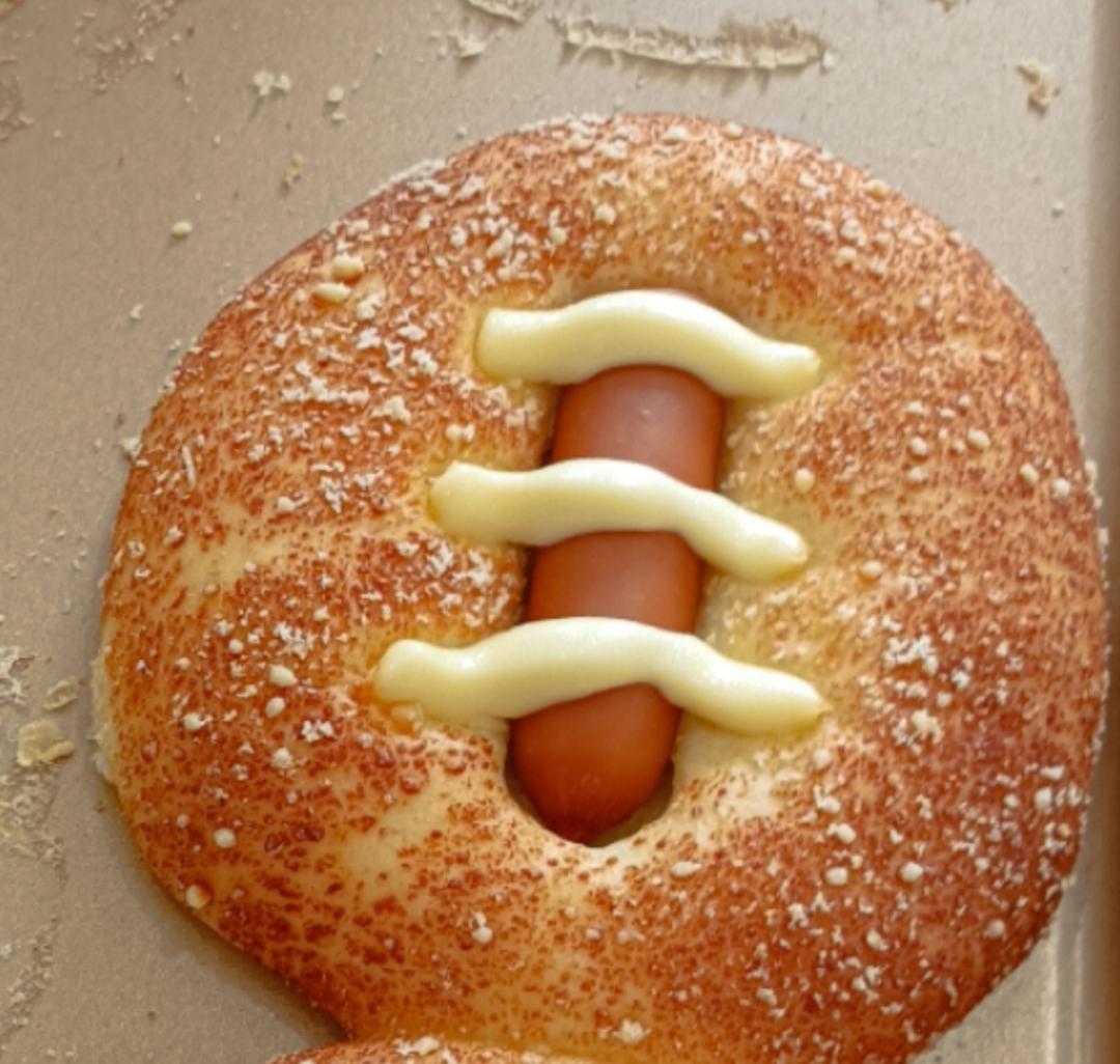 软萌萌🉐芝士热狗面包❗️简单易做✔️还高颜值！