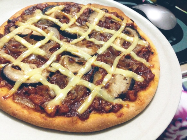 原香烧烤鸡肉比萨
