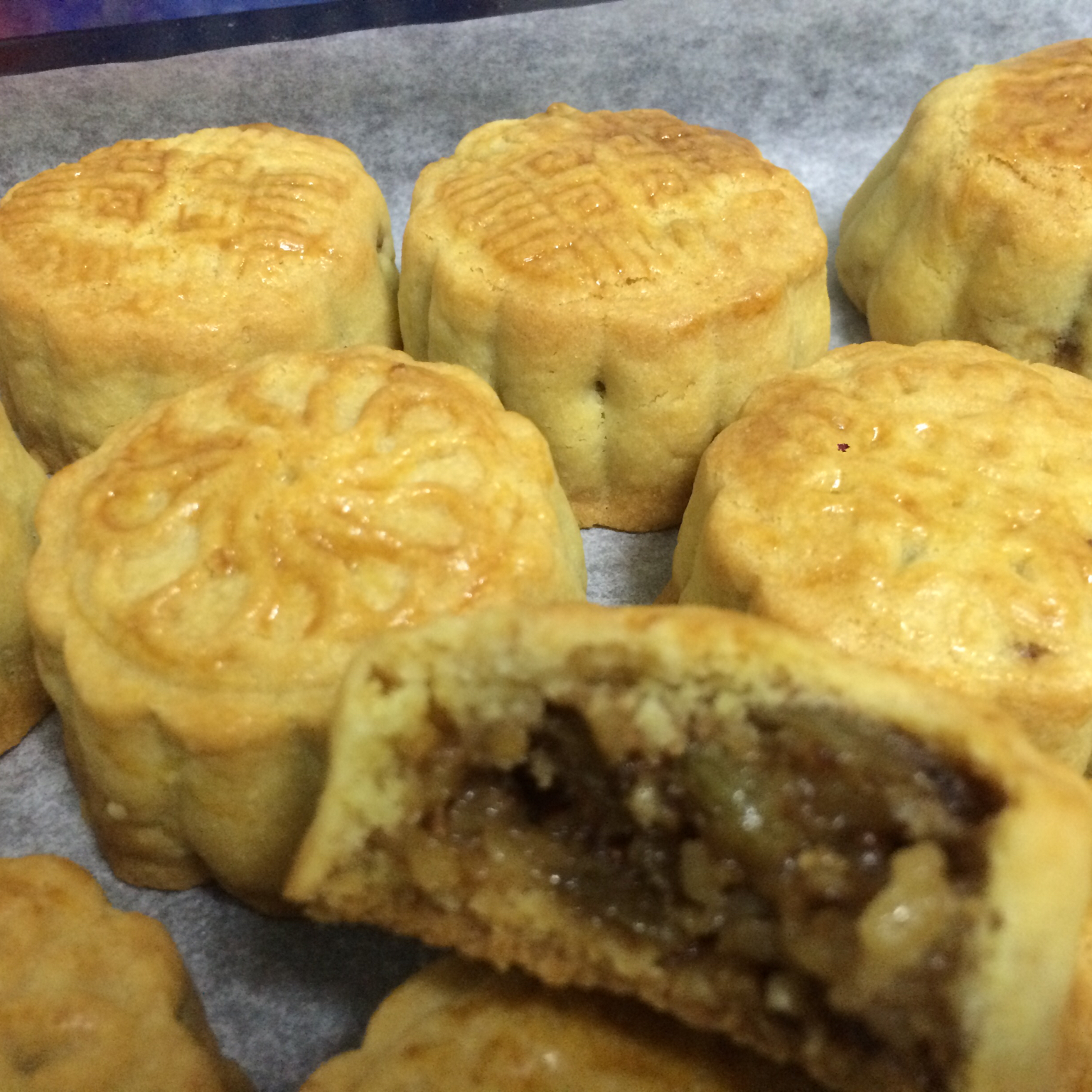 五仁月饼～不用转化糖浆的版本