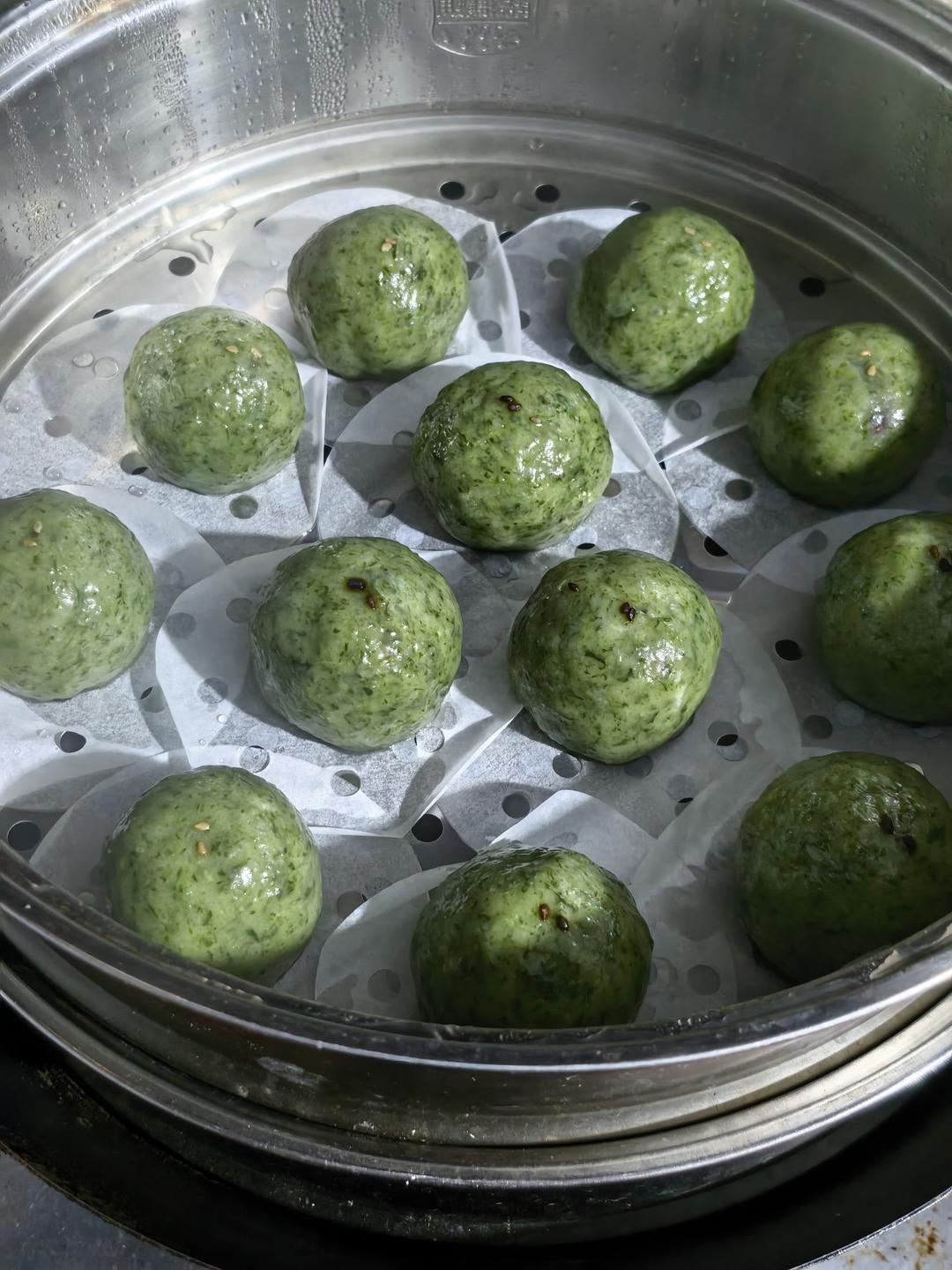 清明必吃的艾草青团