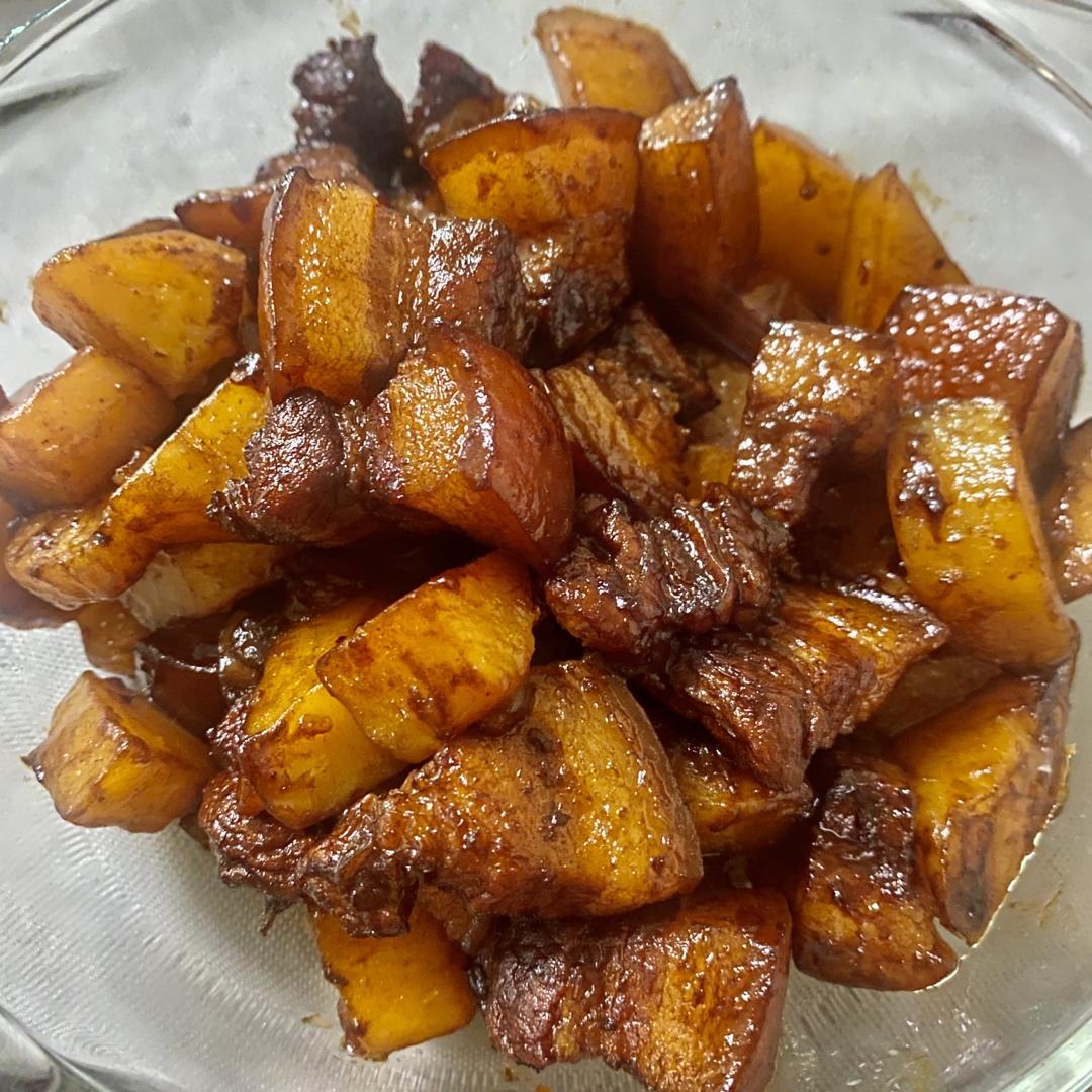 红烧肉炖土豆