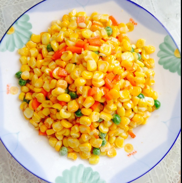 纳浅浅做的松仁玉米