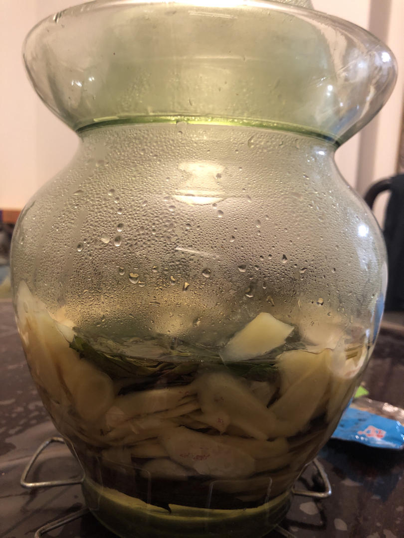 日本寿司店的泡姜