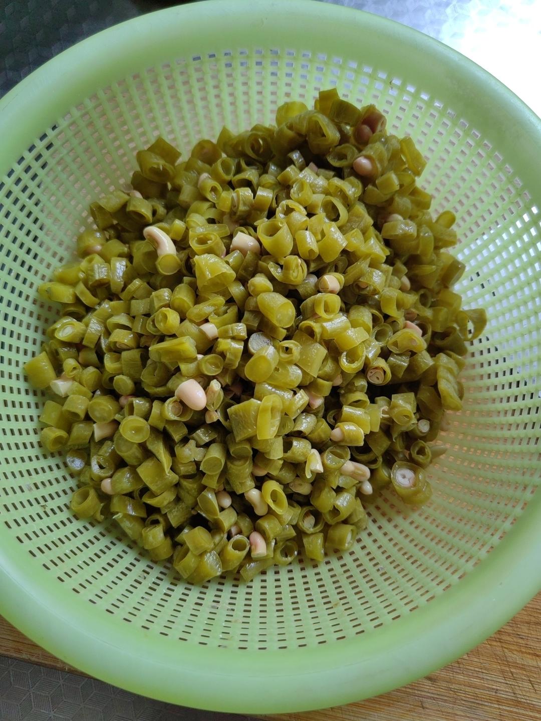 放一年都不会坏的淘米水【酸豆角】