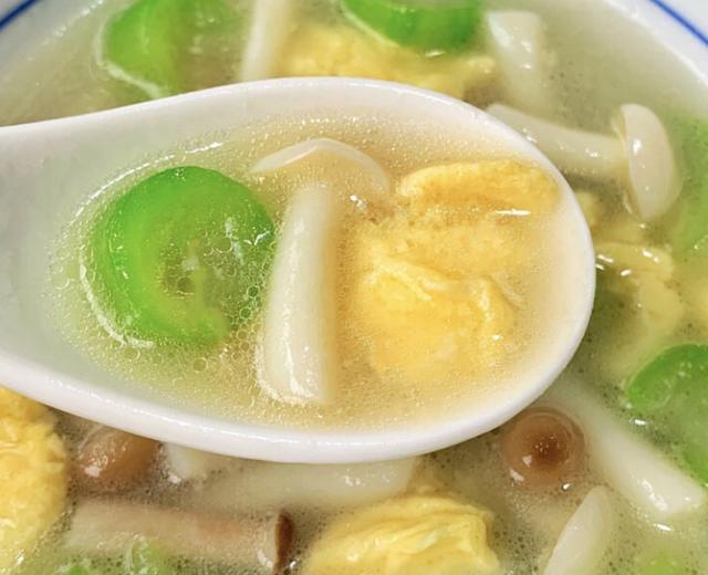 低脂减肥鲜美丝瓜菌菇汤的做法