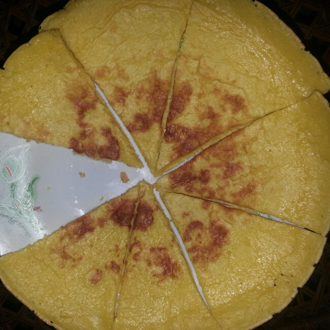 无油玉米面饼