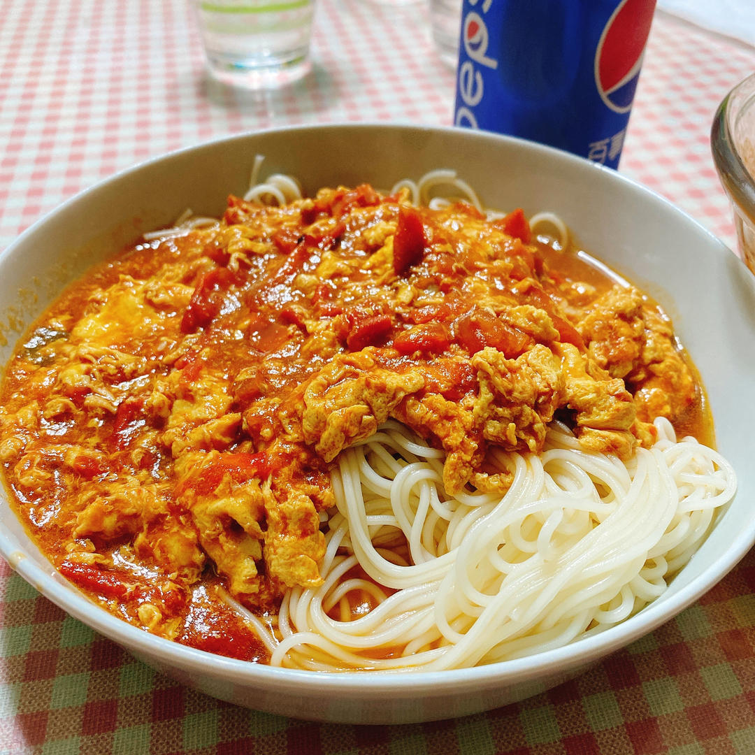 恨不得抱着锅舔的番茄鸡蛋面