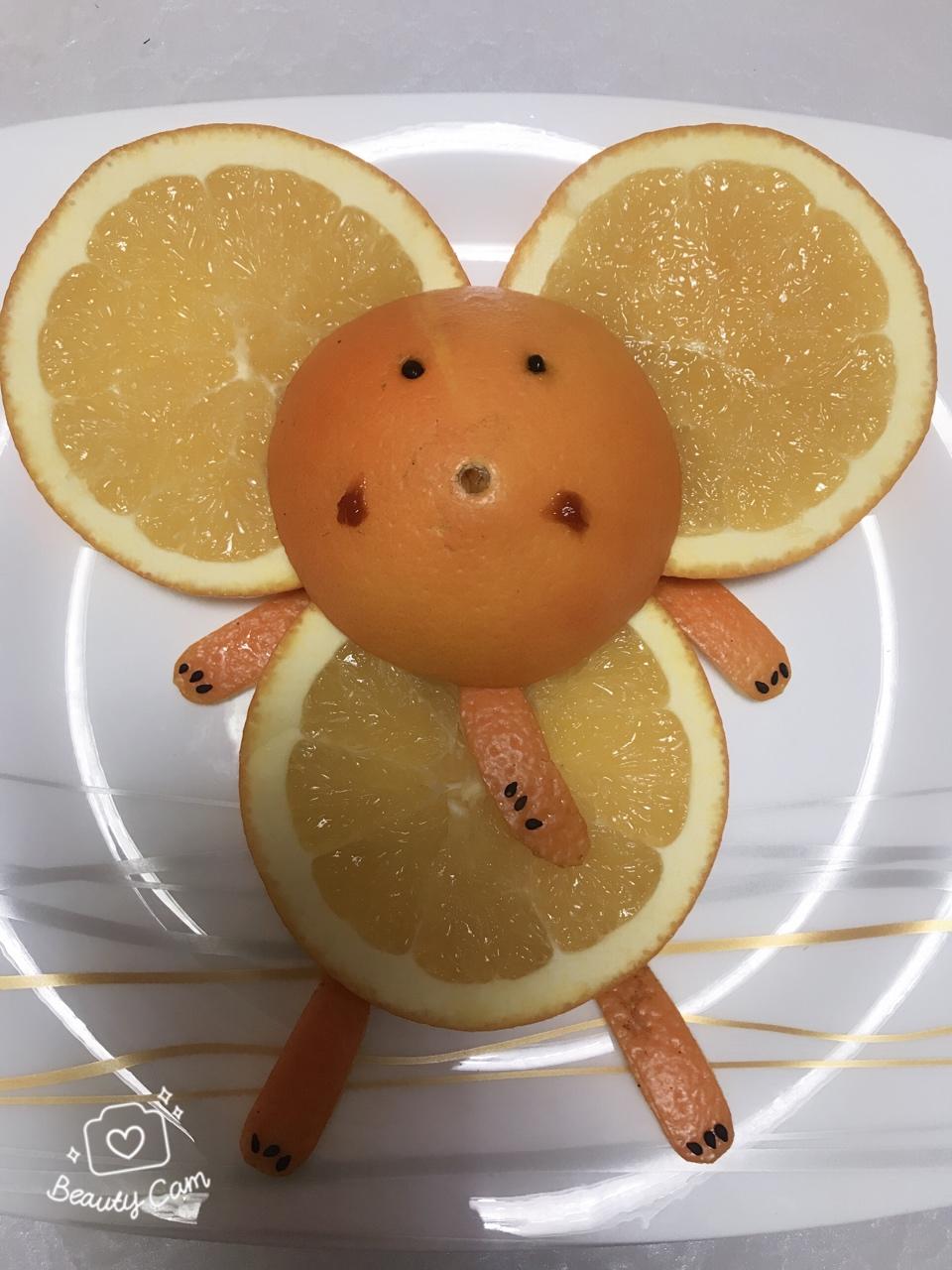 趣味水果拼盘—大象