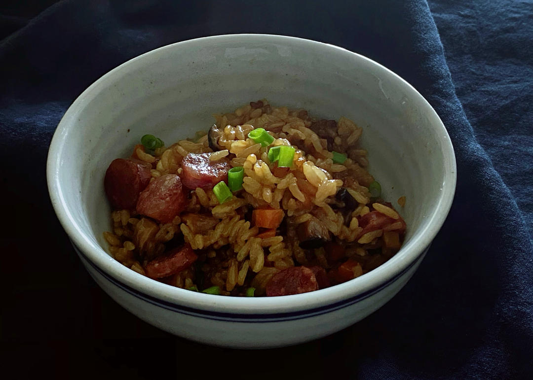 香菇腊肉饭