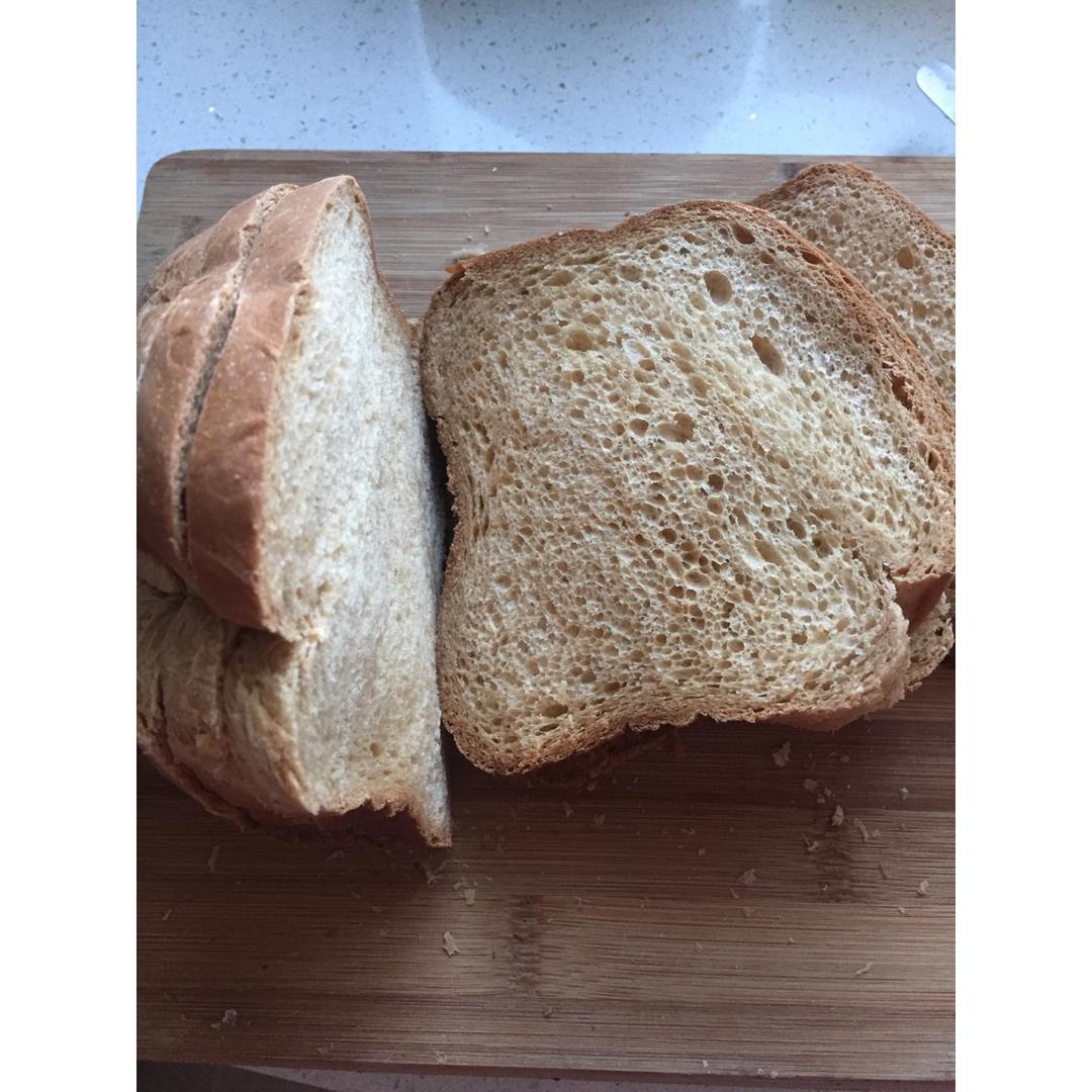 超级好吃的原味面包（面包机版）
