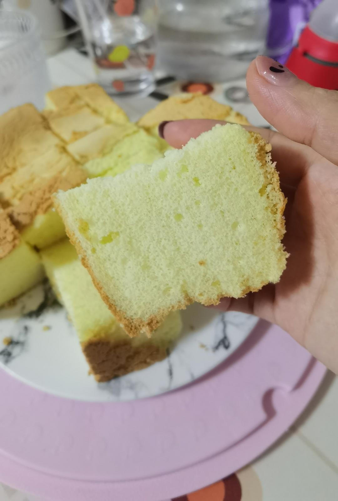 超柔软6寸戚风蛋糕(附8寸配方)零失败 超详细‼️含操作视频