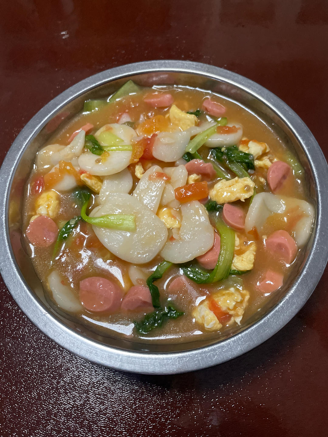 女孩纸早餐都吃它🍅【番茄年糕汤】