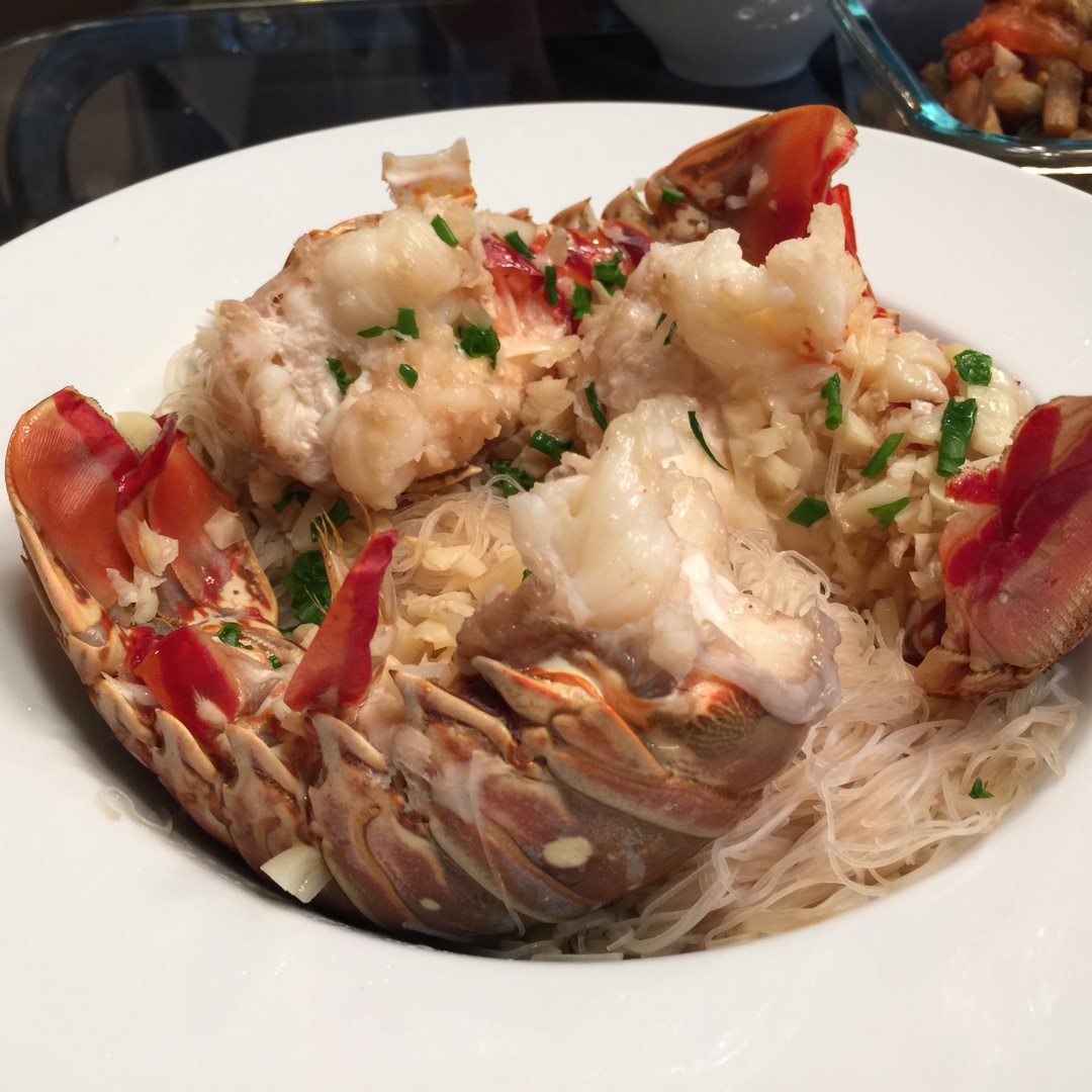 蒜蓉龙虾蒸粉丝