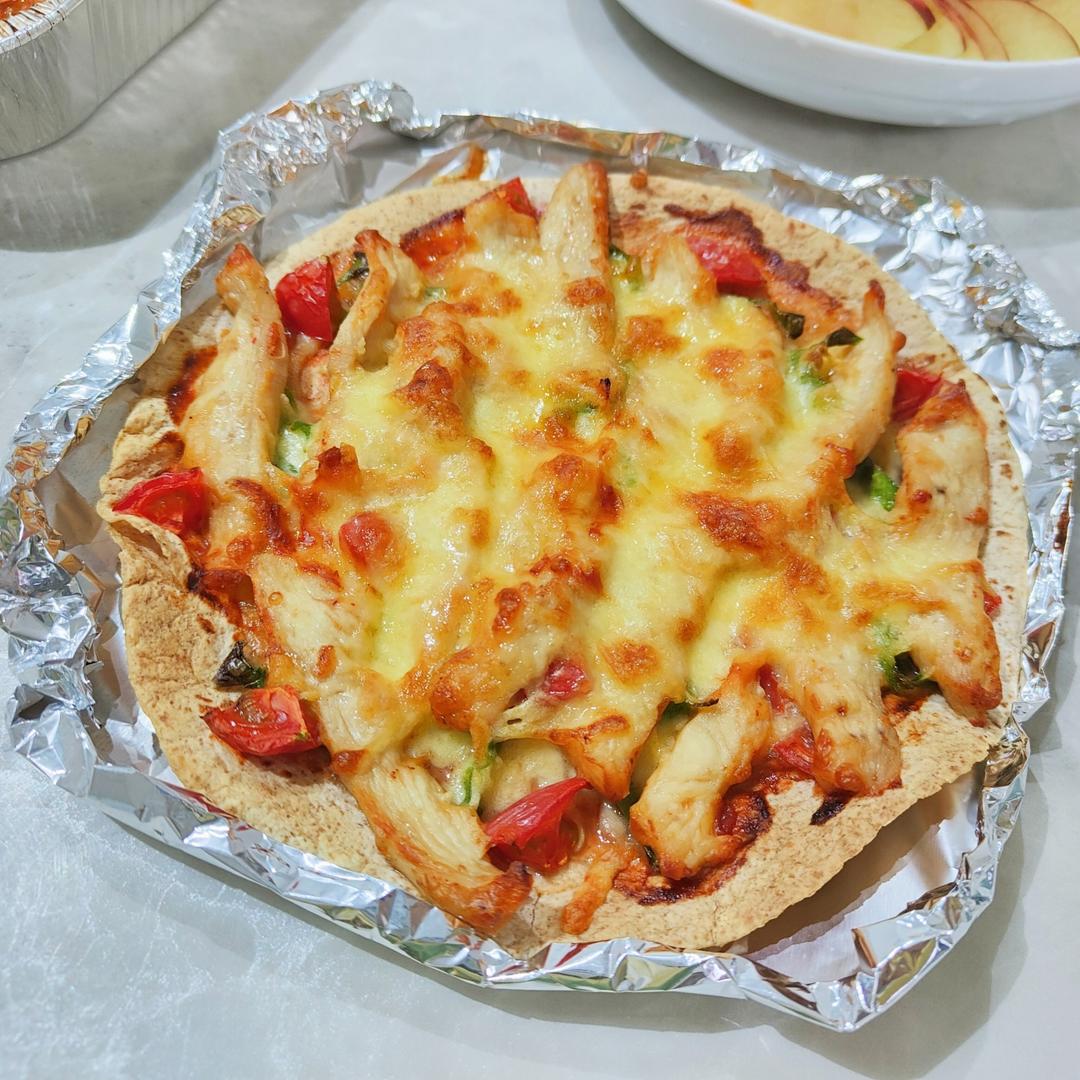 麦西恩卷饼披萨 减脂餐 小米空气炸锅的做法