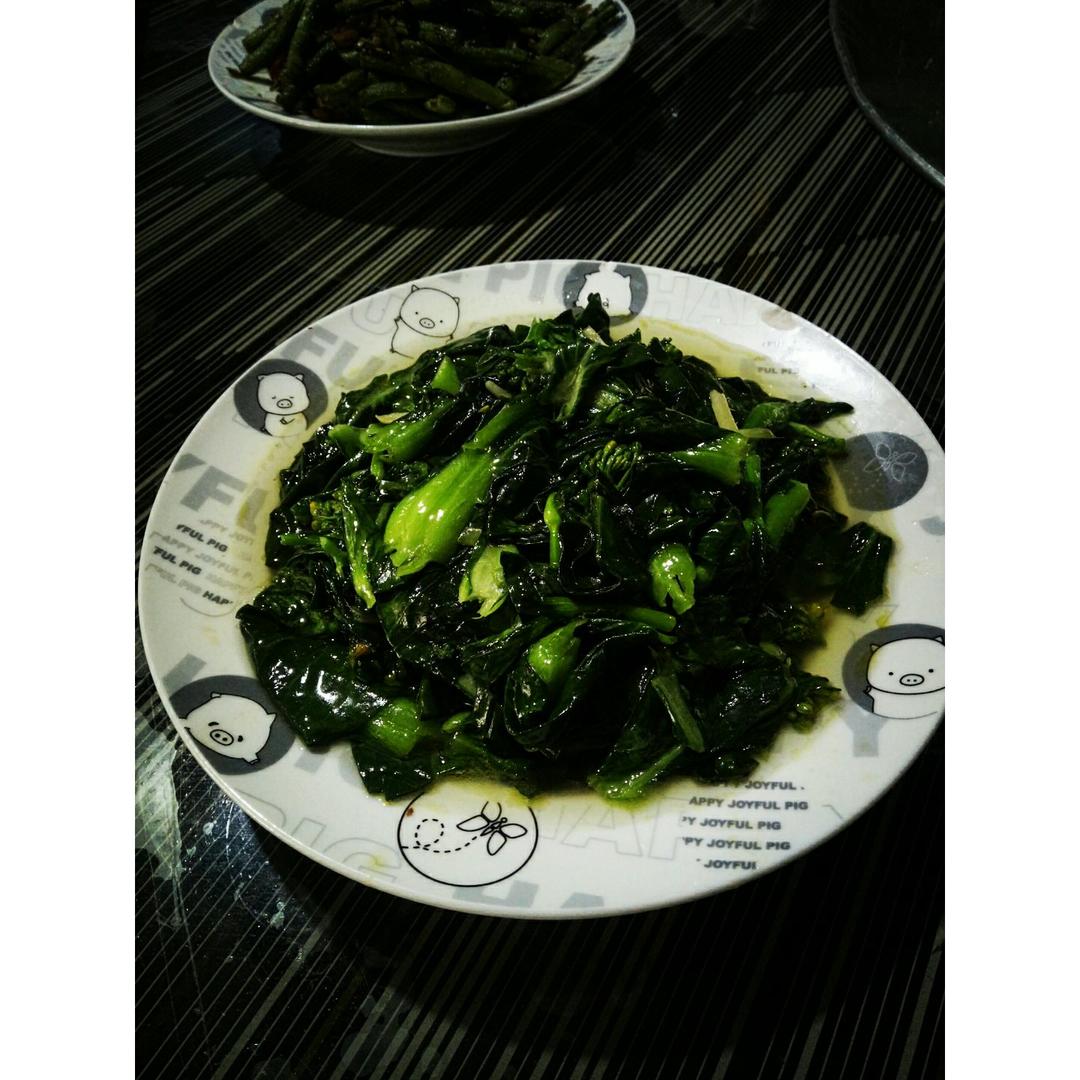 炝炒青油菜