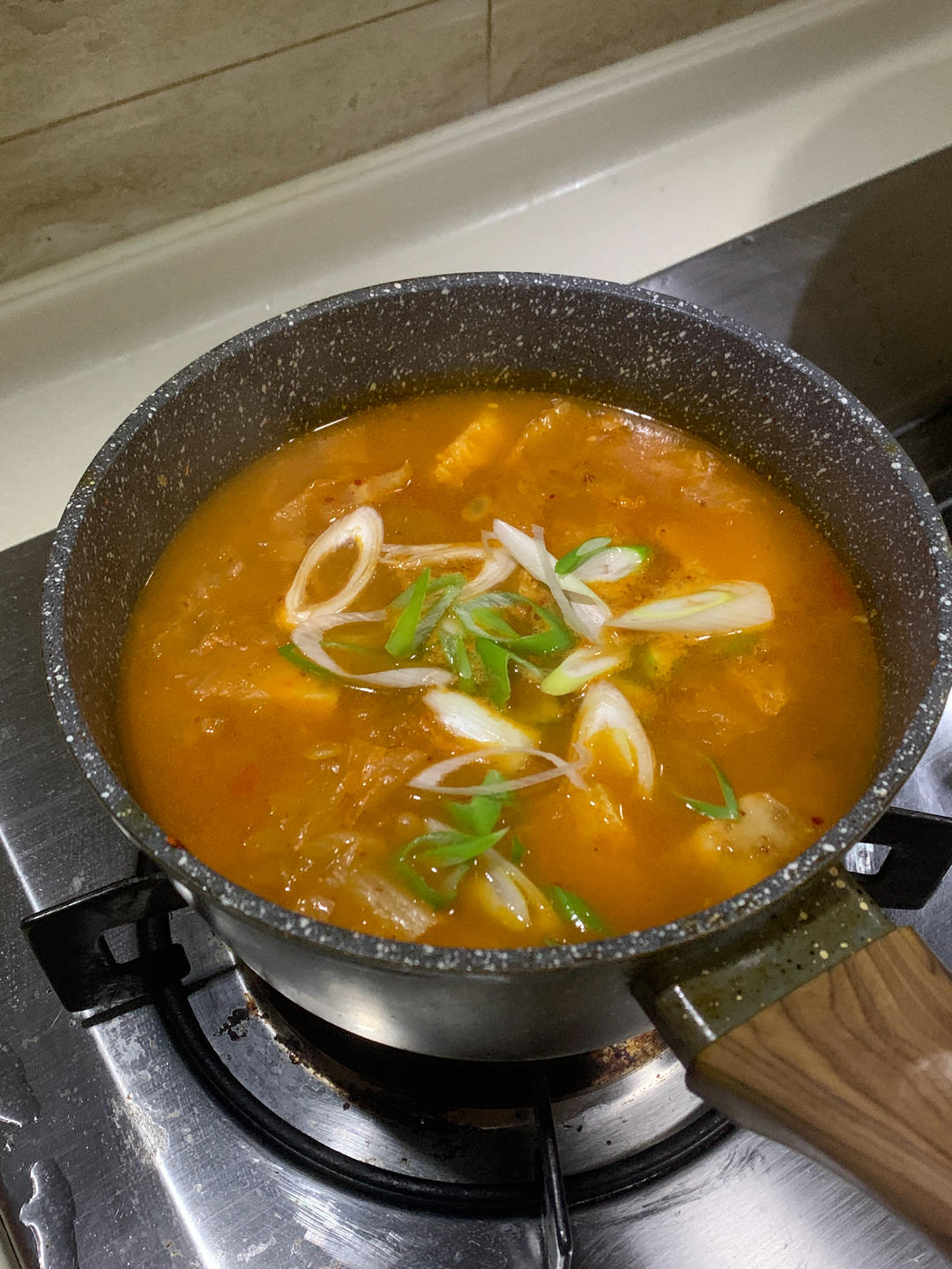 韩式纳豆泡菜豆腐汤
