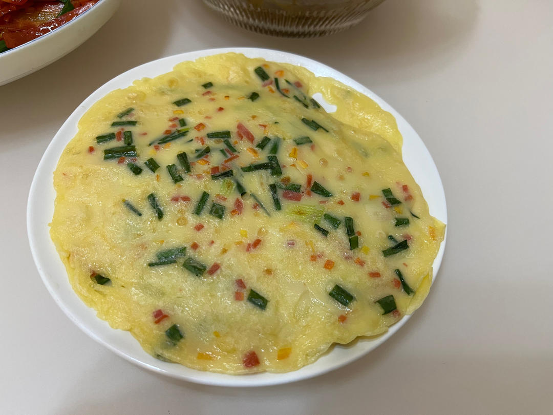 简单快手鸡蛋饼 柔软翻面不破