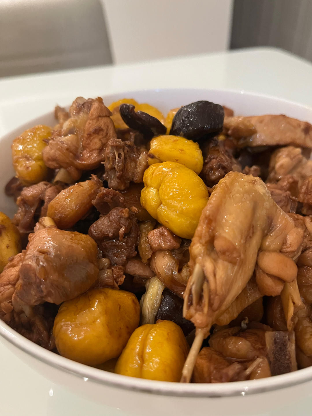 【栗子烧鸡】鸡肉都给你吃，栗子归我~