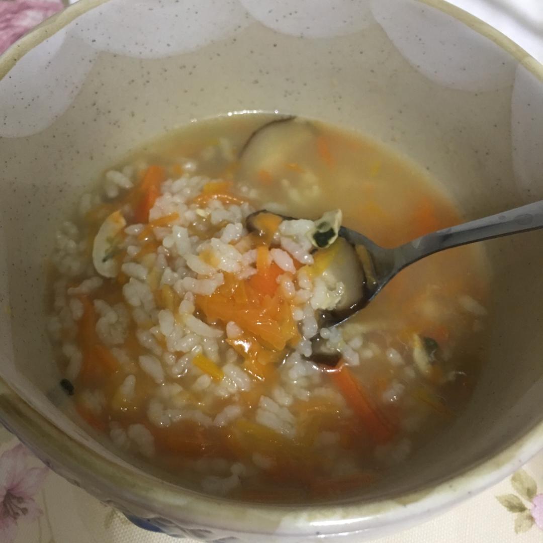 香菇胡萝卜海蛎干粥