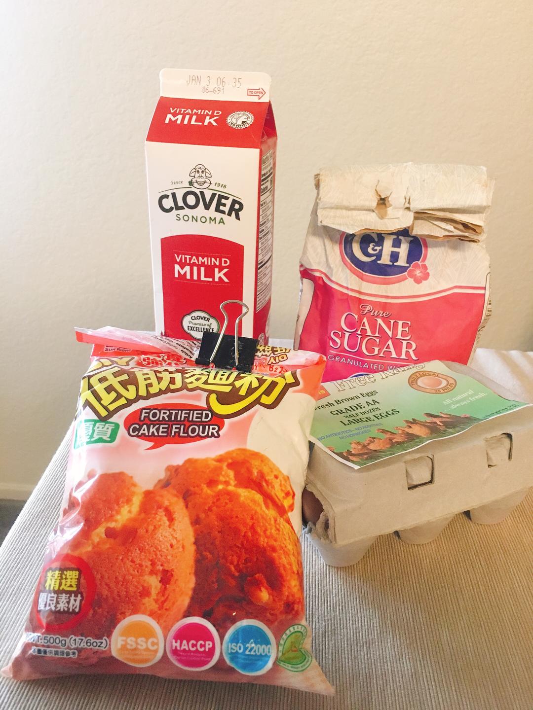 纯奶手撕吐司的做法 步骤1