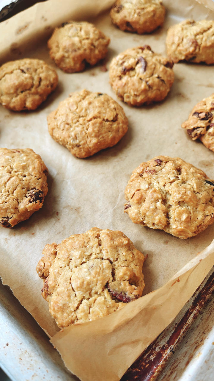 神仙配方📝最好吃的葡萄干燕麦曲奇，没有之一