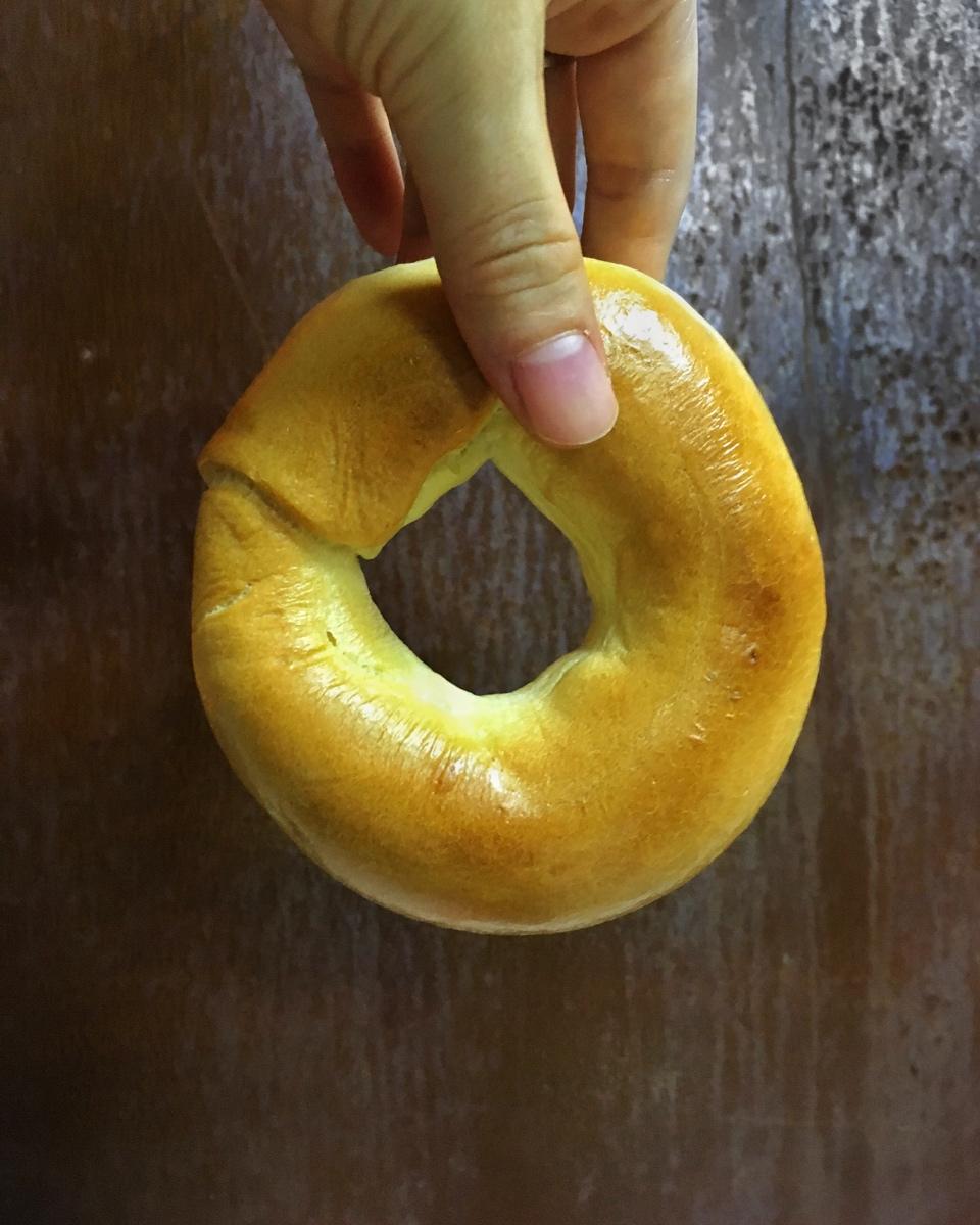 （无油）全麦黑麦贝果bagel~咬劲十足，越嚼越香