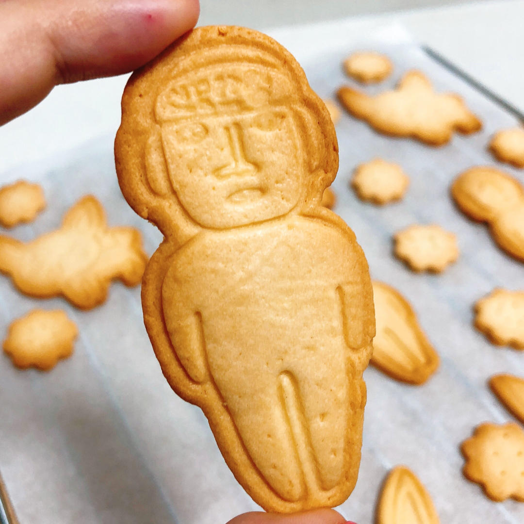 没有模具也能做的卡通饼干