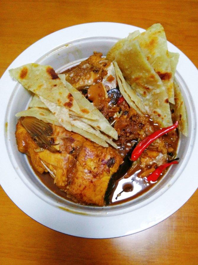 【易操作好吃】家常版鱼头泡饼