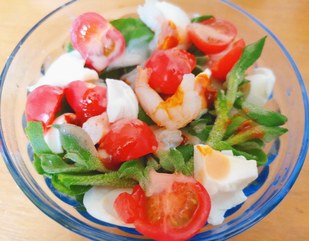 油醋汁冰草沙拉