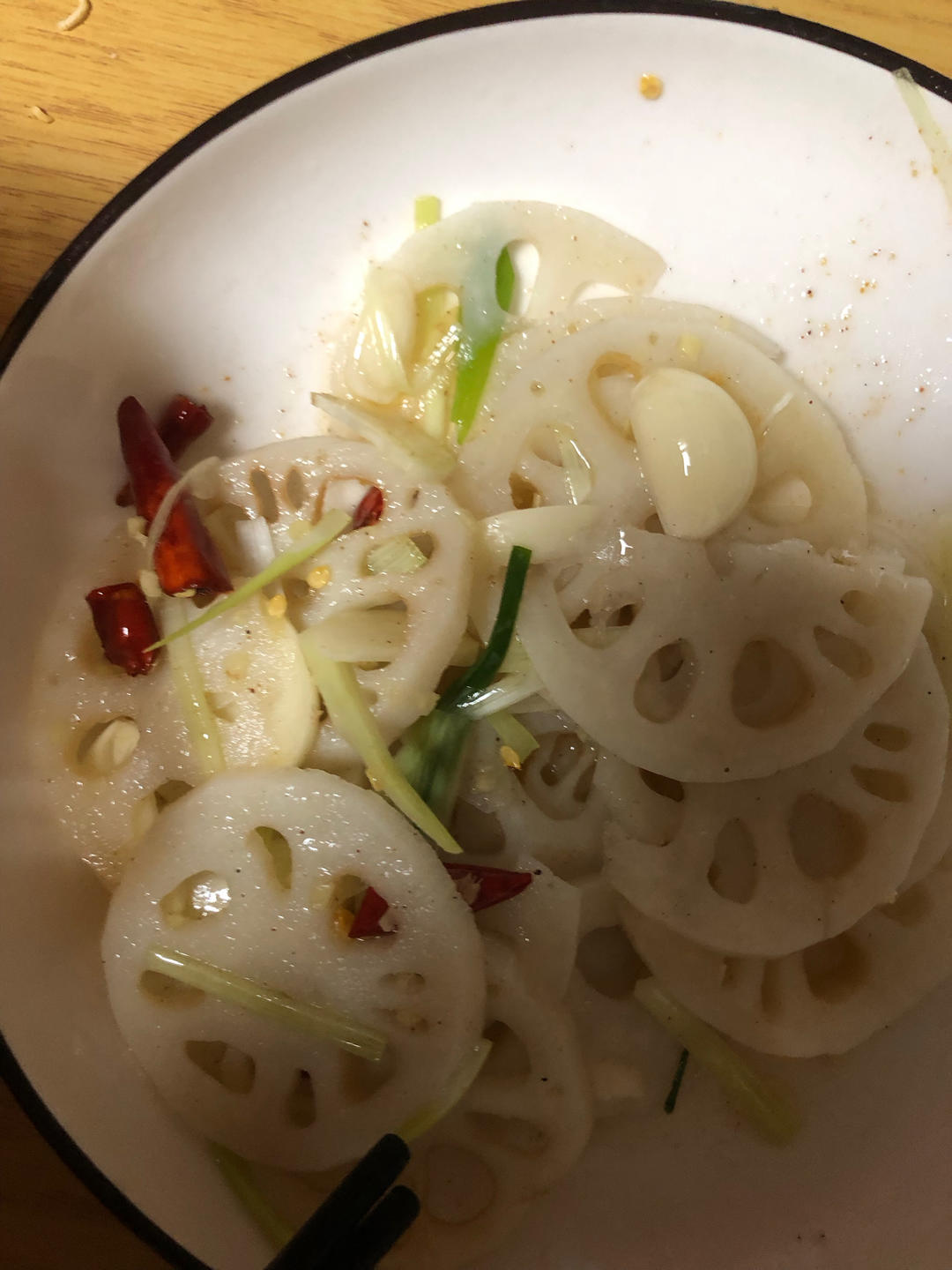 家常凉菜--炝拌藕片