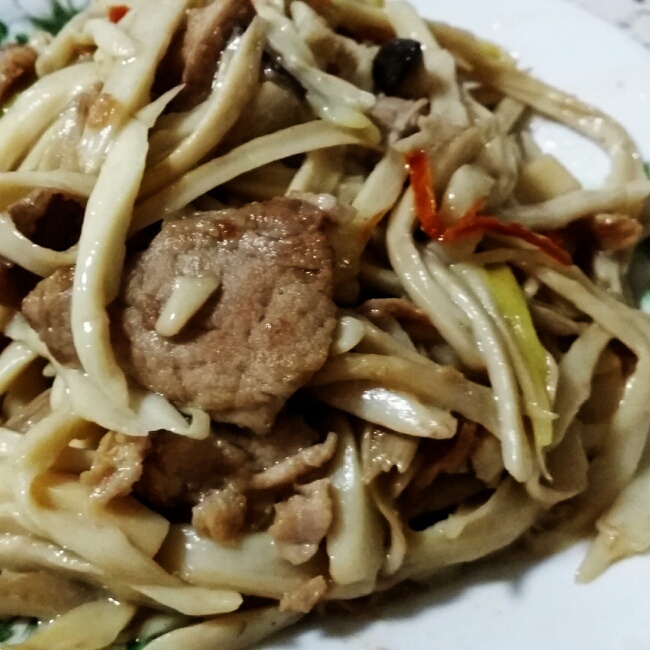 杏鲍菇炒肉片